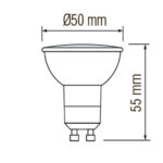 ΛΑΜΠΑ LED GU10 4W 3000K  PLUS-4 - Image 3