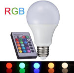 ΛΑΜΠΑ LED A60 E27 230V 8W IR RGB+3000K - Image 3