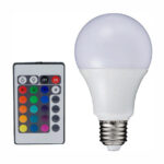 ΛΑΜΠΑ LED A60 E27 230V 8W IR RGB+3000K - Image 2