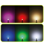 ΛΑΜΠΑ LED A60 E27 230V 8W IR RGB+3000K - Image 4