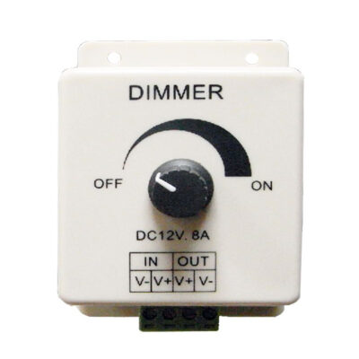 Dimmer Επιτοίχιο 12V/24V 96W 8A DCR-102