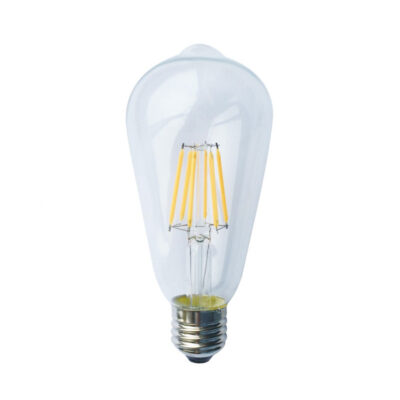 ΛΑΜΠΑ LED FILAMENT EDISON 8W E27 890LM 2700Κ ( EDIS8WW )