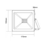 LED ΠΡΟΒΟΛΕΑΣ SMD 50W 230V ΠΡΑΣΙΝΟ IP66 - Image 3
