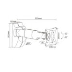 ΒΑΣΗ TV 13''- 27'' ME ΜΠΡΑΤΣΟ - Image 2