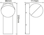 ΑΠΛΙΚΑ LED ΣΚΟΥΡΟ ΓΚΡΙ - Image 3