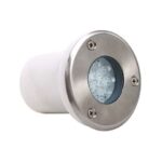 ΦΩΤΙΣΤΙΚΟ ΣΠΟΤ ΧΩΝΕΥΤΟ LED SMD 1.2W 230V ΧΡΩΜΙΟ ΣΤΡΟΓΓΥΛΟ ΛΕΥΚΟ ΦΩΣ ΣΤΕΓΑΝΟ IP67 SAFIR