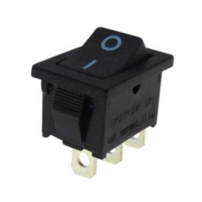 ΔΙΑΚΟΠΤΗΣ ROCKER MINI 3P ON-ON 10A/250V ΜΑΥΡΟΣ MR1120 HNO