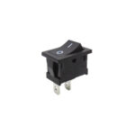 ΔΙΑΚΟΠΤΗΣ ROCKER MINI 2P ON-OFF 6A/250V ΜΑΥΡΟΣ RK2-16