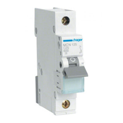 ΑΥΤΟΜΑΤΗ ΑΣΦΑΛΕΙΑ HAGER C 6KA 1X25Α MCN125