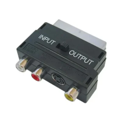 ΑΝΤΑΠΤΟΡ SCART ΣΕ 3 RCA + 5 ΠΟΛ. - VHS