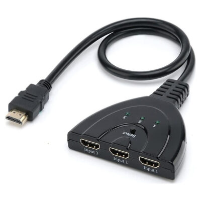 HDMI SWITCH BOX ΜΕ 3 ΕΙΣΟΔΟΥΣ HDMI ΣΕ 1 ΕΞΟΔΟ HDMI