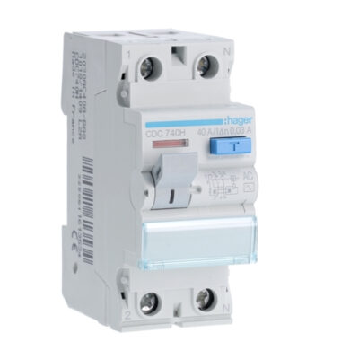 ΡΕΛΕ ΔΙΑΡΡΟΗΣ HAGER  AC 2P 40A 30mA