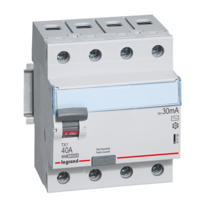 LEGRAND ΔΙΑΚΟΠΤΗΣ ΔΙΑΡΡΟΗΣ 4P 40A 30mA TX3