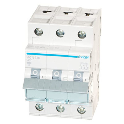 ΑΥΤΟΜΑΤΗ ΑΣΦΑΛΕΙΑ HAGER 3P C 16A 6kA MCN316