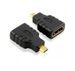 ΑΝΤΑΠΤΟΡΑΣ HDMI F - MICRO HDMI M, DETECH, ΜΑΥΡΟ