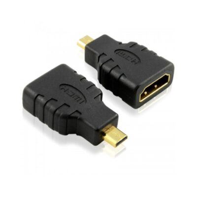 ΑΝΤΑΠΤΟΡΑΣ HDMI F - MICRO HDMI M, DETECH, ΜΑΥΡΟ