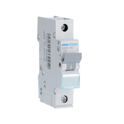 ΜΥΛΩΝΑΣ ΑΥΤΟΜΑΤΗ ΑΣΦΑΛΕΙΑ HAGER C 6KA 1X16Α MCN116