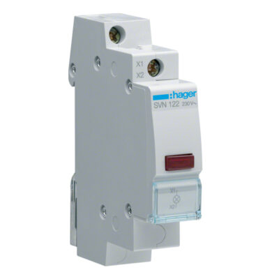 ΕΝΔΕΙΚΤΙΚΗ ΛΥΧΝΙΑ ΡΑΓΑΣ HAGER ΚΟΚΚΙΝΗ 230V