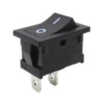 ΔΙΑΚΟΠΤΗΣ ROCKER MINI 2P ON-OFF 6A/250V ΜΑΥΡΟΣ RK2-16 - Image 2