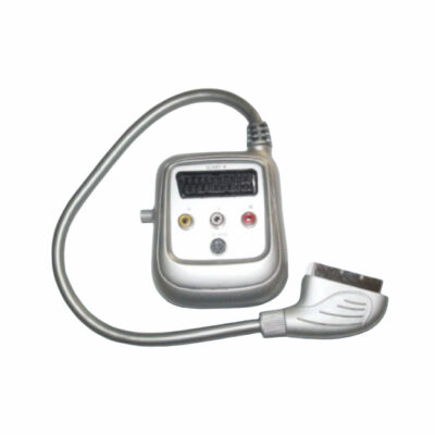 SCART 5πολ. ΣΕ SCART + 3RCA + VHS ΜΕ ΔΙΑΚΟΠΤΗ ΚΑΙ ΚΑΛΩΔΙΟ 0,5m