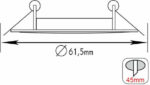 ACA ΣΠΟΤ ΧΩΝΕΥΤΟ MR11 ΛΕΥΚΟ BS3161W - Image 3