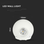 ΑΠΛΙΚΑ LED ΣΤΡΟΓΓΥΛΟ 6W ΑΡΧΙΤΕΚΤΟΝΙΚΟΥ ΦΩΤΙΣΜΟΥ 3000K  ΛΕΥΚΟ - Image 3