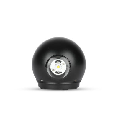 ΑΠΛΙΚΑ LED ΣΤΡΟΓΓΥΛΟ 6W ΑΡΧΙΤΕΚΤΟΝΙΚΟΥ ΦΩΤΙΣΜΟΥ 4000K ΜΑΥΡΟ