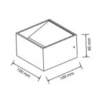 HOROZ ELECTRIC ΑΠΛΙΚΑ LED TRUVA 8W 4200K 520lm ΜΑΥΡΗ   029-007-0008 - Image 2