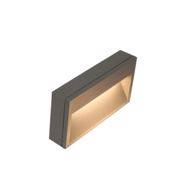 ΑΠΛΙΚΑ ΦΩΤΙΣΤΙΚΟ ΤΟΙΧΟΥ FLOR IP65 ΑΝΘΡΑΚΙ BRAND