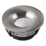 HOROZ ELECTRIC ΣΠΟΤ ΧΩΝΕΥΤΟ LED COB 3W 230V ΣΤΡΟΓΓΥΛΟ ΧΡΩΜΙΟ ΜΑΤ ΑΛΟΥΜΙΝΙΟΥ ΜΕ ΤΡΟΦΟΔΟΤΙΚΟ ΦΥΣΙΚΟ ΛΕΥΚΟ 4200Κ BIANCA 016-036-0003