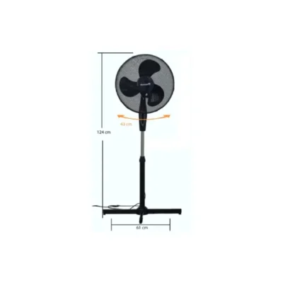 HAUSBERG ΑΝΕΜΙΣΤΗΡΑΣ ΟΡΘΟΣΤΑΤΗΣ 55W 43cm ΜΑΥΡΟΣ