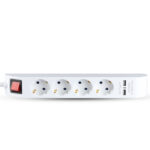 ΠΟΛΥΠΡΙΖΟ ΣΟΥΚΟ 4 ΘΕΣΕΩΝ ΚΑΙ 2 ΘΥΡΩΝ USB ΜΕ ΚΑΛΩΔΙΟ 1.4 ΜΕΤΡΑ ΚΑΙ ΔΙΑΚΟΠΤΗ
