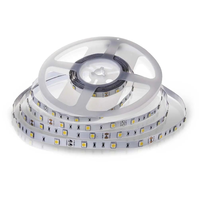 212133 ΤΑΙΝΙΑ LED SMD 5050 6W/m 12V IP20 6500K SKU:212133 - Image 1
