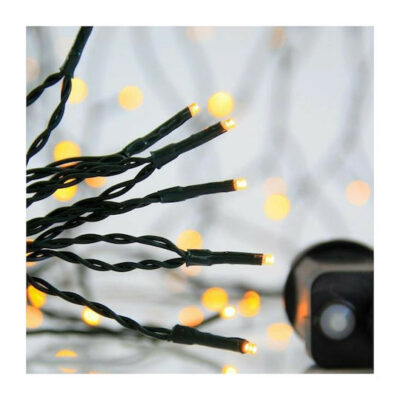 300 LED ΣΕΙΡΑ 3MM, 31V, 8 ΠΡΟΓΡΑΜΜΑΤΑ , ΜΕΤΑΣΧΗΜΑΤΙΣΤΗ ΜΕ ΜΝΗΜΗ, ΠΡΟΕΚΤΑΣΗ ΠΑΡΟΧΗΣ 300CM, ΠΡΑΣΙΝΟ ΚΑΛΩΔΙΟ, ΘΕΡΜΟ ΛΕΥΚΟ,ΑΝΑ 5CM,ΙΡ44