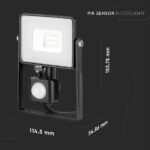 ΠΡΟΒΟΛΕΑΣ LED 10W 800Lm ΜΕ ΑΝΙΧΝΕΥΤΗ ΚΙΝΗΣΗΣ IP65 6400K - Image 5