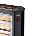 ΘΕΡΜΑΣΤΡΑ ΧΑΛΑΖΙΑ 2400W ΜΑΥΡΗ ΜΕ ΑΝΕΜΙΣΤΗΡΑ & ΥΓΡΑΝΤΗΡΑ - Image 2