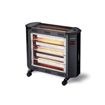 ΘΕΡΜΑΣΤΡΑ ΧΑΛΑΖΙΑ 2400W ΜΑΥΡΗ ΜΕ ΑΝΕΜΙΣΤΗΡΑ & ΥΓΡΑΝΤΗΡΑ