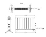 ΘΕΡΜΟΠΟΜΠΟΣ ΔΑΠΕΔΟΥ KUMTEL 2500W ΛΕΥΚΟ - Image 5