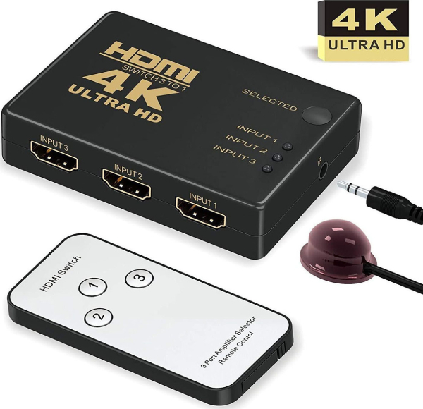 mglsw01 HDMI SWITCH BOX 3 ΣΥΣΚΕΥΩΝ - Image 1