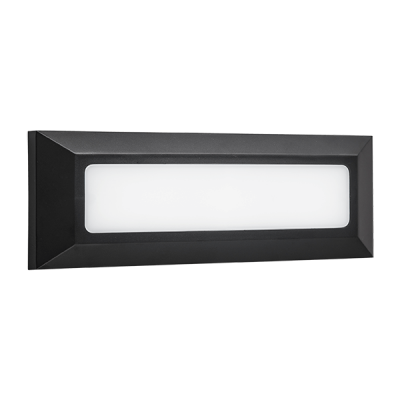 GRF308 LED ΦΩΤΙΣΤΙΚΟ ΚΗΠΟΥ 4W 4000K IP65 ΜΑΥΡΟ