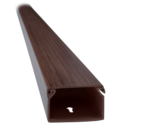 5621212DW 2M. 12X12 ΠΛΑΣΤΙΚΟ ΚΑΝΑΛΙ CT2 ΣΚΟΥΡΗ ΚΑΡΥΔΙΑ - Image 1