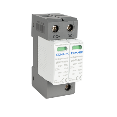 ΑΝΤΙΚΕΡΑΥΝΙΚΑ T2 2P SPD DC 600V 40kA