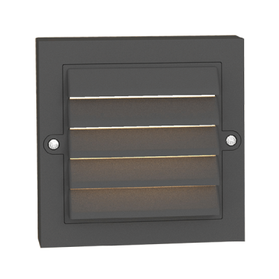 GRF304 LED ΑΠΛΙΚΑ ΕΞ. ΧΩΡΟΥ 6W 4000K IP65 ΜΑΥΡΟ