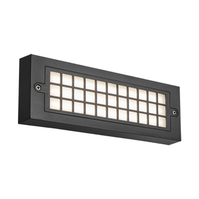 GRF300 LED ΑΠΛΙΚΑ ΕΞ. ΧΩΡΟΥ 6W 4000K IP65 ΜΑΥΡΟ