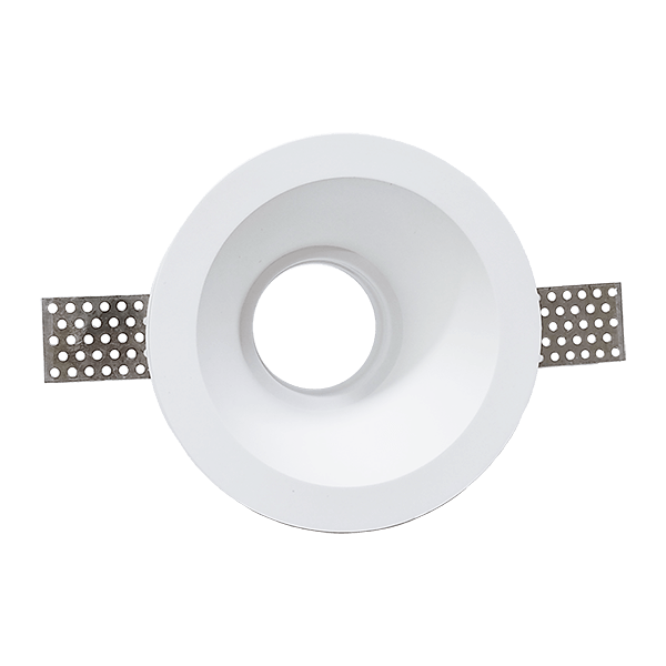92GDL11R ΣΠΟΤ ΓΥΨΟΥ ΣΤΡΟΓΓΥΛΟ GU10 D130x70 - Image 1