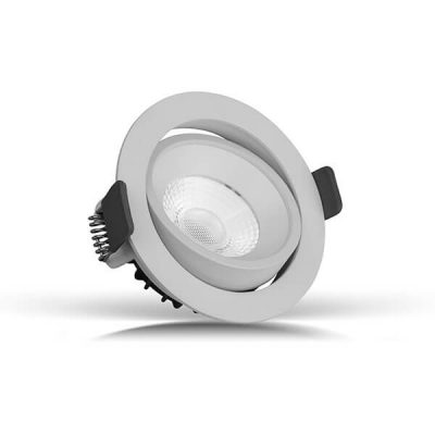 LED ΣΠΟΤ 13W, 4000K, 36° ΣΤΡΟΓΓΥΛΟ
