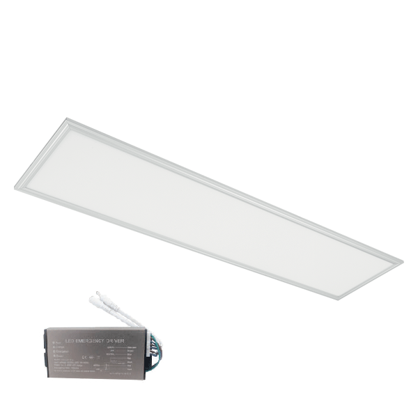 92PANEL029WE LED ΠΑΝΕΛ 48W 4000K 295X1195MM UGR<19+ΜΠΑΤΑΡΙΑ ΑΣΦΑΛΕΙΑΣ - Image 1