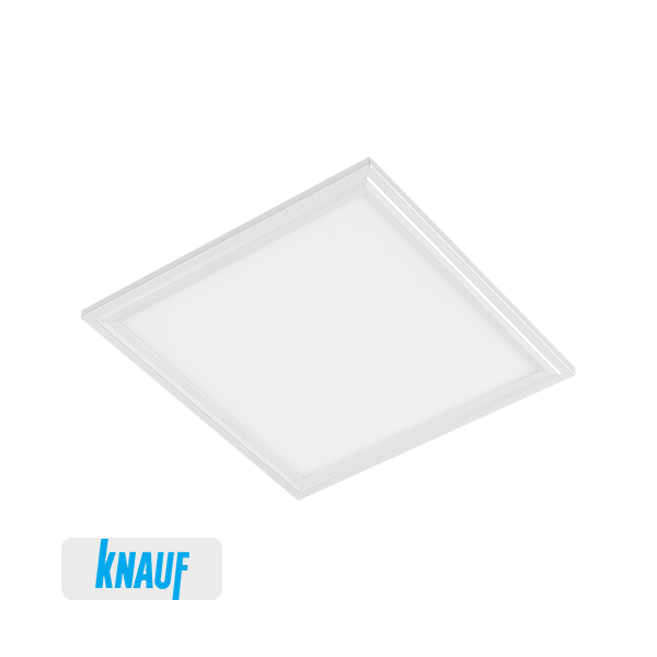 92PANEL030CW LED ΠΑΝΕΛ ΓΥΨΟΣΑΝΙΔΑΣ 48W 6400K 595x595mm ΛΕΥΚΟ - Image 1