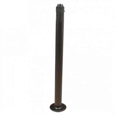 SP120 ΜΕΤΑΛΛΙΚΟ ΚΟΛΩΝΑΚΙ 1200MM, ΔΙΑΜΕΤΡΟΣ 60MM ΜΑΥΡΟ