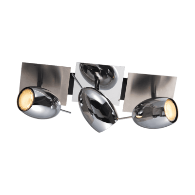 STELLAR ARCHAR ΣΠΟΤ LED GU10 3X5.5W ΧΡΩΜΙΟ